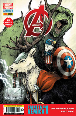 AVENGERS 14 (AVENGERS 29) - COVER ANIMAL - € 3.50
