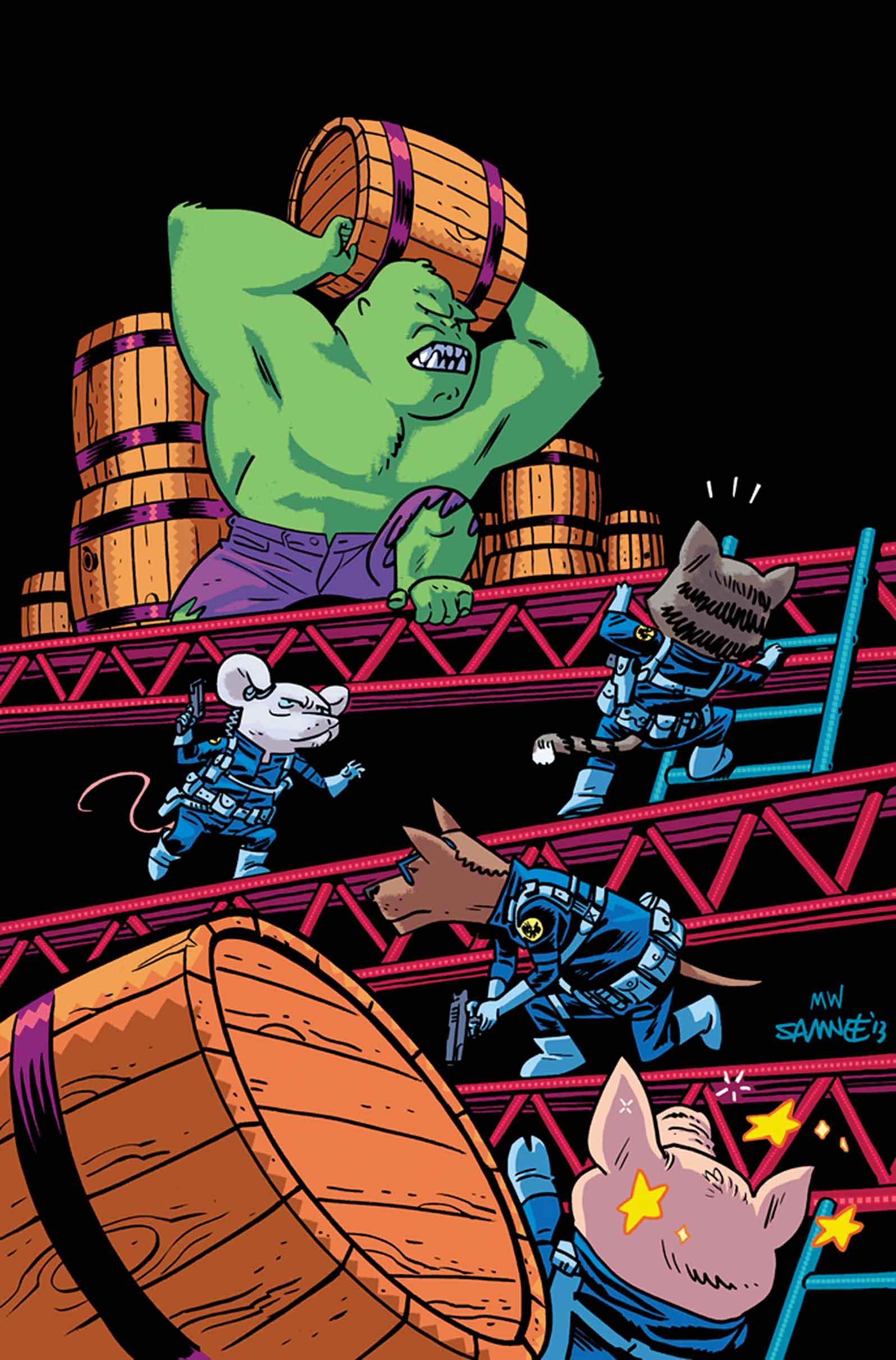 HULK 1 (HULK E DIFENSORI 27) - COVER ANIMAL