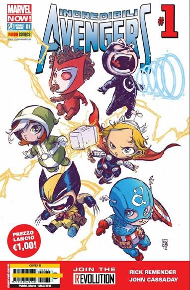 INCREDIBILI AVENGERS 1 - COVER B