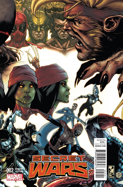 Secret Wars 2 - cover variant