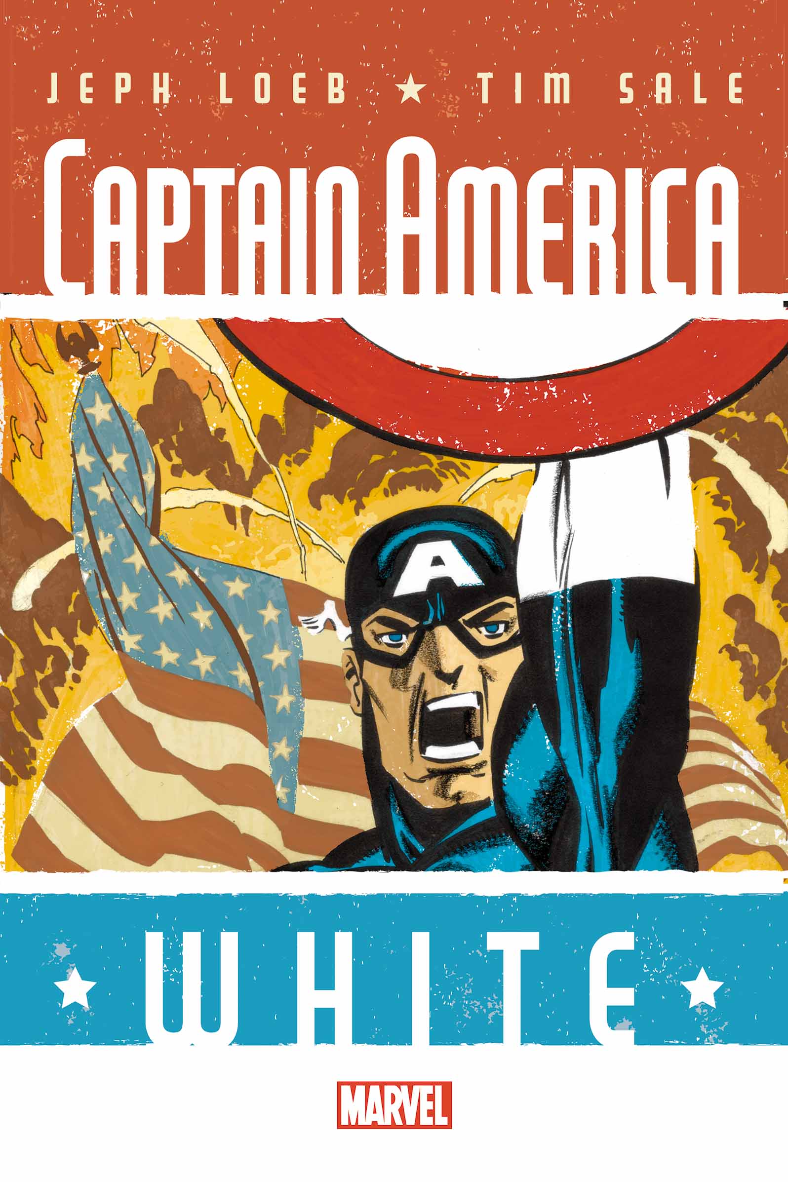 captain america white